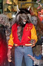 HEIDI KLUM as Nerd Scott Howard from Teen Wolf at Her Annual Halloween Bash in New York 10/31/2017