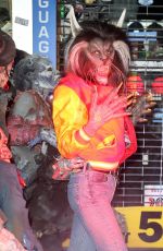 HEIDI KLUM as Nerd Scott Howard from Teen Wolf at Her Annual Halloween Bash in New York 10/31/2017