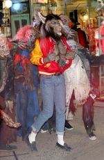 HEIDI KLUM as Nerd Scott Howard from Teen Wolf at Her Annual Halloween Bash in New York 10/31/2017
