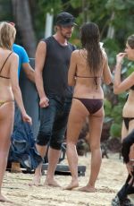 HEIDI KLUM in Bikini at a Beach in Dominican Republic 11/07/2017