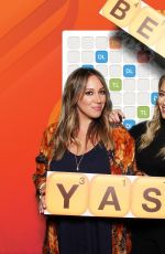 HILARY and HAYLIE DUFF at Words with Friends 2 Launch Party Photo-booth in West Hollywood 11/09/2017