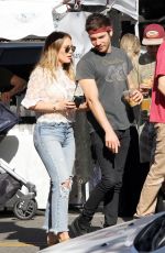 HILARY DUFF and Matthew Koma at Farmers Market in Los Angeles 11/26/2017