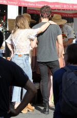 HILARY DUFF and Matthew Koma at Farmers Market in Los Angeles 11/26/2017