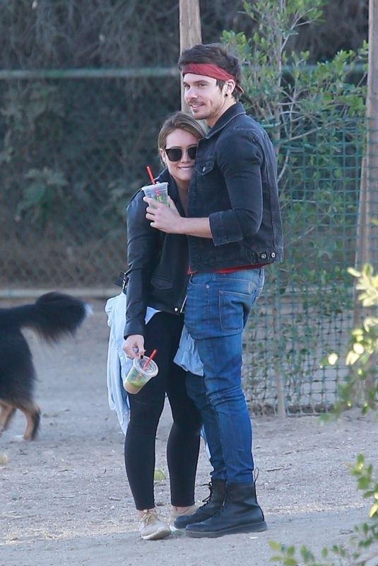 HILARY DUFF and Matthew Koma Out in Los Angeles 11/18/2017