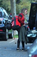 HILARY DUFF at Her Son
