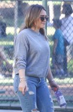 HILARY DUFF Grabbing a Gatorade in Studio City 11/18/2017