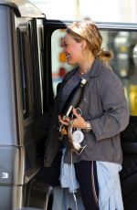 HILARY DUFF Heading to a Gym in Studio City 11/21/2017