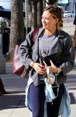 HILARY DUFF Heading to a Gym in Studio City 11/21/2017