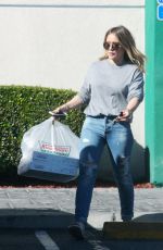 HILARY DUFF Leaves Krispy Kreme in Beverly Hills 11/18/2017