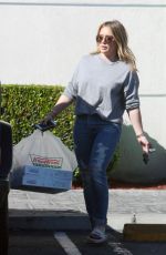 HILARY DUFF Leaves Krispy Kreme in Beverly Hills 11/18/2017