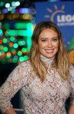 HILARY DUFF Lights Lego Christmas Tree at Legoland California Resort 11/27/2017