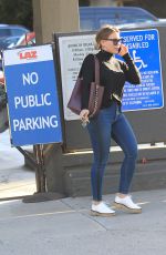 HILARY DUFF Out and About in Beverly Hills 11/29/2017