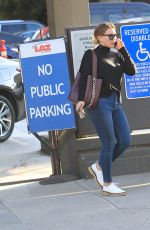 HILARY DUFF Out and About in Beverly Hills 11/29/2017