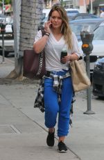 HILARY DUFF Out for Fresh Juice at Kreation in Hollywood 11/15/2017