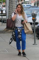 HILARY DUFF Out for Fresh Juice at Kreation in Hollywood 11/15/2017