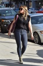 HILARY DUFF Out for Lunch in Studio City 11/17/2017