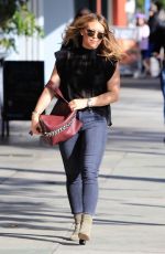 HILARY DUFF Out for Lunch in Studio City 11/17/2017