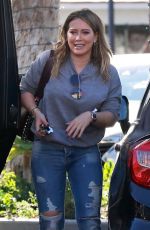 HILARY DUFF Out in Beverly Hills 11/18/2017