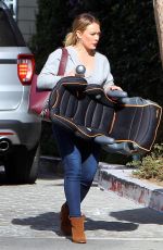 HILARY DUFF Out in Los Angeles 11/20/2017
