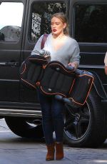 HILARY DUFF Out in Los Angeles 11/20/2017