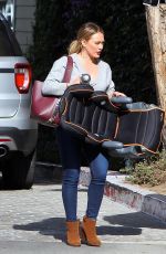 HILARY DUFF Out in Los Angeles 11/20/2017