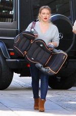 HILARY DUFF Out in Los Angeles 11/20/2017