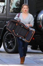 HILARY DUFF Out in Los Angeles 11/20/2017