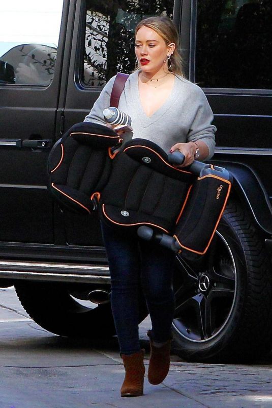 HILARY DUFF Out in Los Angeles 11/20/2017
