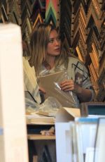 HILARY DUFF Out Shopping in Studio City 11/03/2017