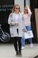 HILARY DUFF Out Shopping in Studio City 11/03/2017