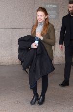 HOLLAND RODEN Leaves Her Hotel in Warsaw 11/25/2017