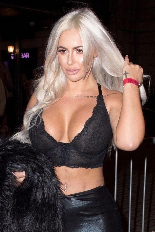 HOLLY HAGAN Night Out in Newcastle 11/25/2017