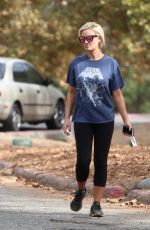 HOLLY MADISON Out Hiking at Old LA Zoo in Los Angeles 11/03/2017