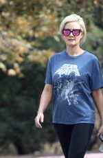 HOLLY MADISON Out Hiking at Old LA Zoo in Los Angeles 11/03/2017