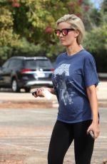 HOLLY MADISON Out Hiking at Old LA Zoo in Los Angeles 11/03/2017