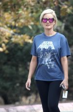 HOLLY MADISON Out Hiking at Old LA Zoo in Los Angeles 11/03/2017