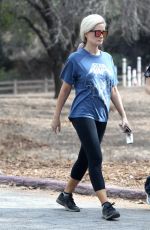 HOLLY MADISON Out Hiking at Old LA Zoo in Los Angeles 11/03/2017