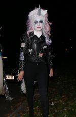 HOLLY WILLOGHBY at Jonathan Ross’s Halloween Party in London 10/31/2017