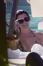 IMOGEN THOMAS in Bikini at a Pool in Miami 11/18/2017