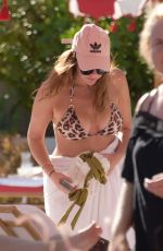 IMOGEN THOMAS in Bikini at a Pool in Miami 11/18/2017