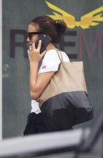 IRINA SHAYK Arrives at a Gym in Los Angeles 10/30/2017