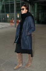 IRINA SHAYK at Heathrow Airport in London 11/03/2017