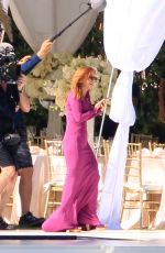 ISLA FISHER on the Set of The Beach Bum in Miami 11/09/2017