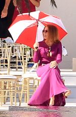 ISLA FISHER on the Set of The Beach Bum in Miami 11/09/2017