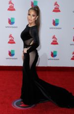 JACKIE GUERRIDO at Latin Grammy Awards 2017 in Las Vegas 11/16/2017