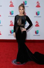 JACKIE GUERRIDO at Latin Grammy Awards 2017 in Las Vegas 11/16/2017