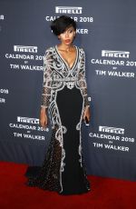 JAHA DUKUREH at Pirelli Calendar 2018 by Tim Walker Cocktail Reception and Gala Dinner in New York 11/10/2017
