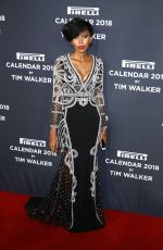 JAHA DUKUREH at Pirelli Calendar 2018 by Tim Walker Cocktail Reception and Gala Dinner in New York 11/10/2017