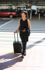 JAIMIE ALEXANDER at LAX Airport in Los Angeles 11/22/2017