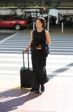 JAIMIE ALEXANDER at LAX Airport in Los Angeles 11/22/2017